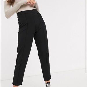ASOS crepe peg pants with pintucks size 10